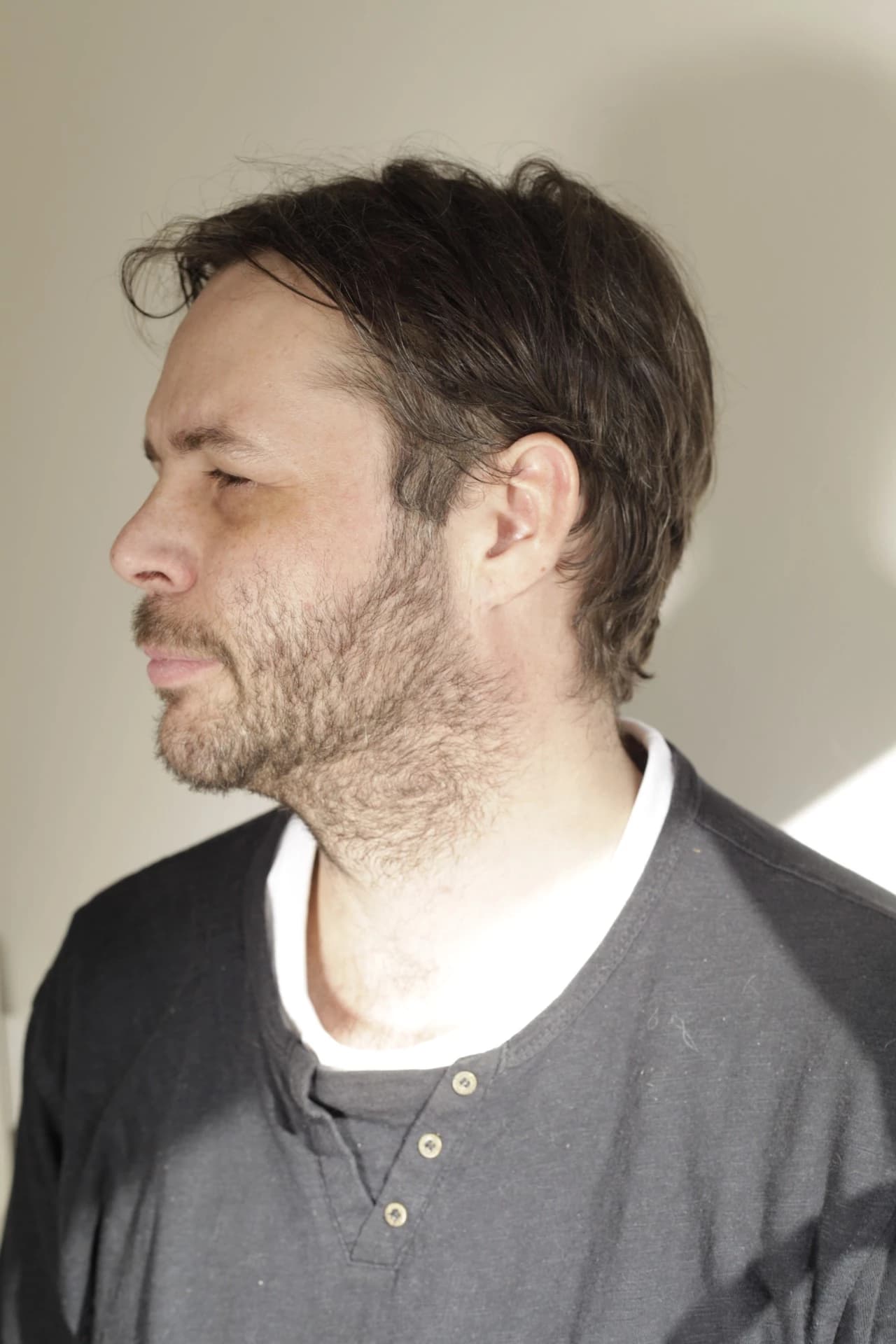 Střih vlasů - před