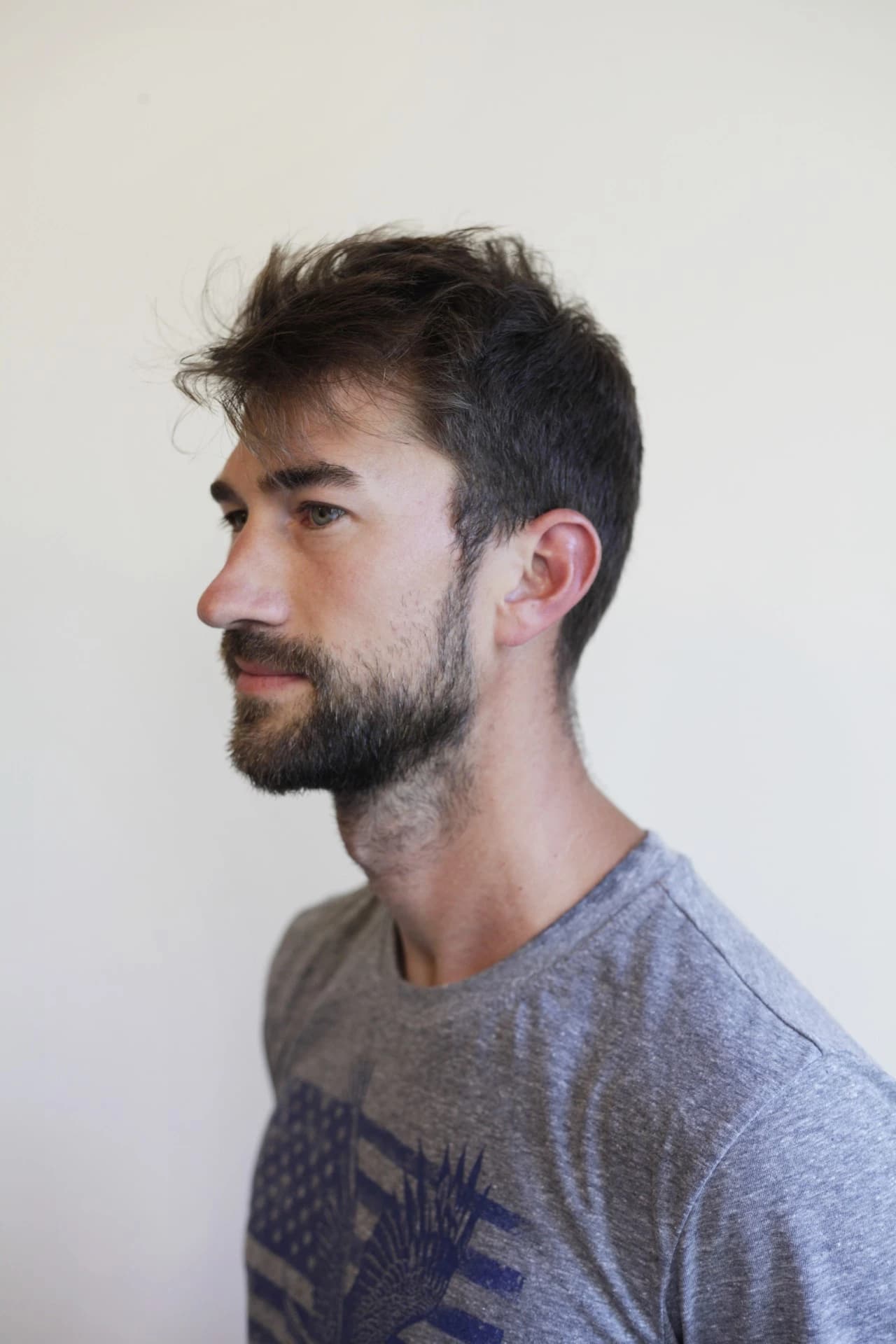 Střih vlasů - před